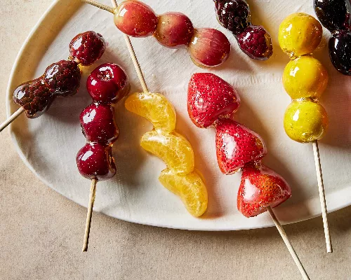 Tanghulu (Chinese Candied Fruit Skewers)